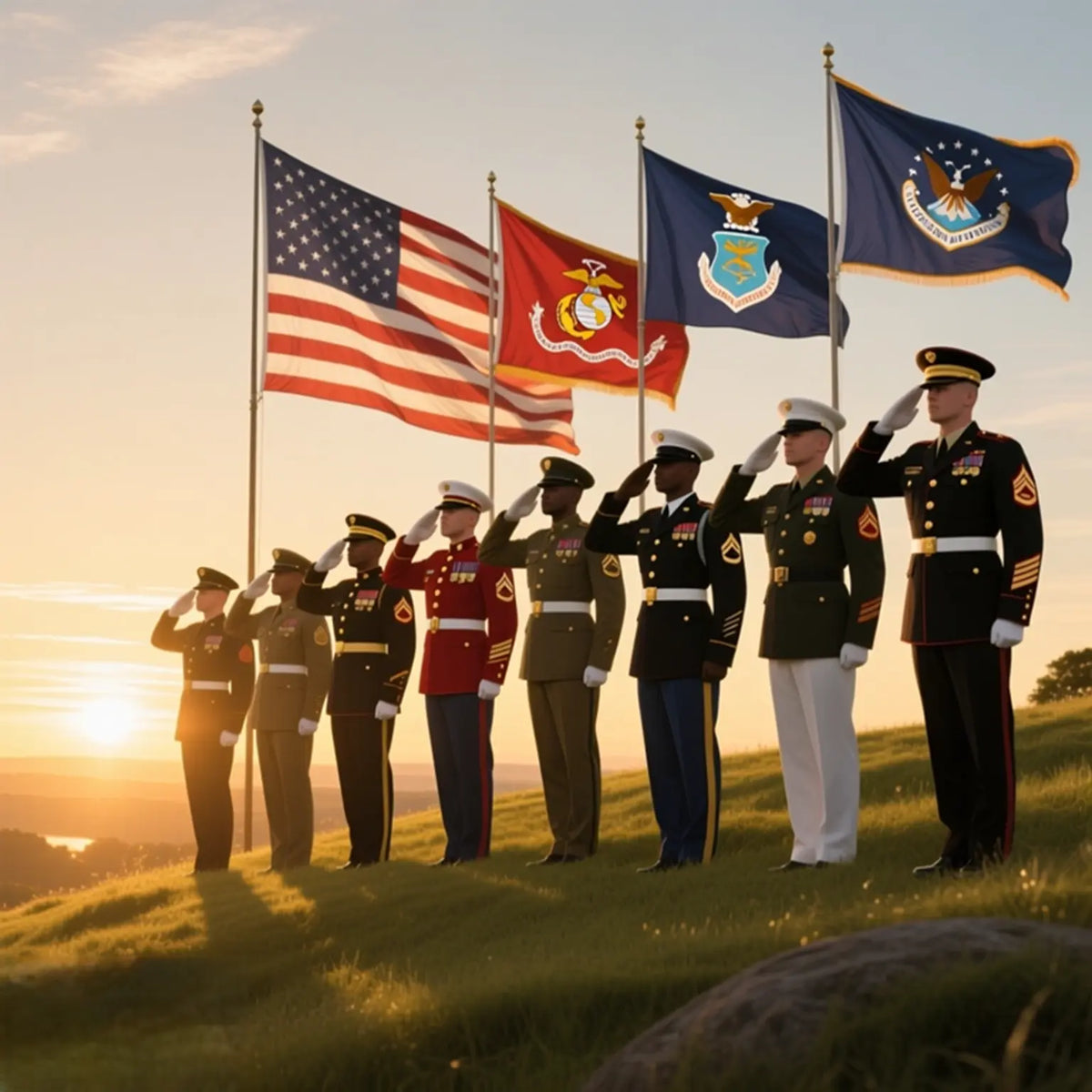 Military-Pride Wild Art Apparel
